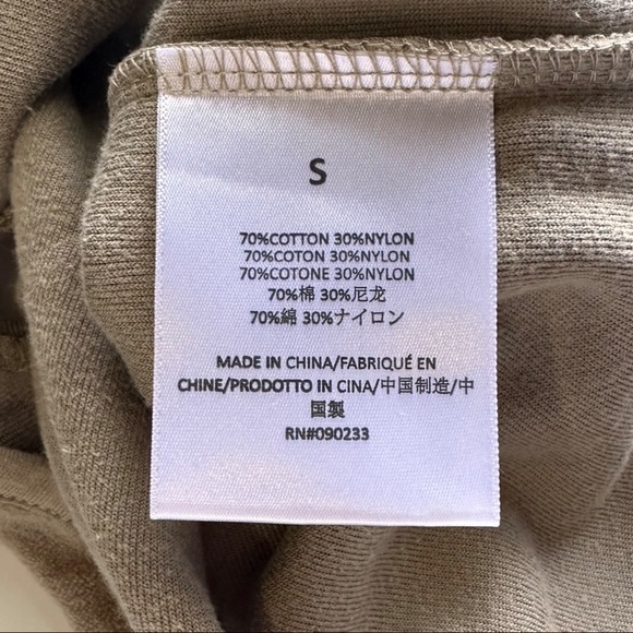 ESSENTIALS Taupe Velour Shorts. NWT - Picture 5 of 7